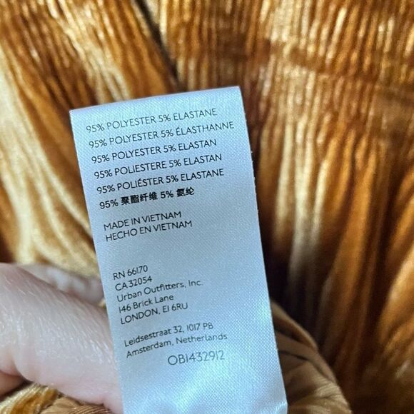 Free People My Best Velvet Blouse in Spiced Ginger XS NWOT - Picture 15 of 15